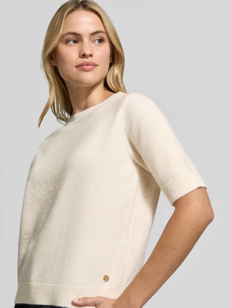S.Oliver Regular fit pullover met wol ecru, foto 4