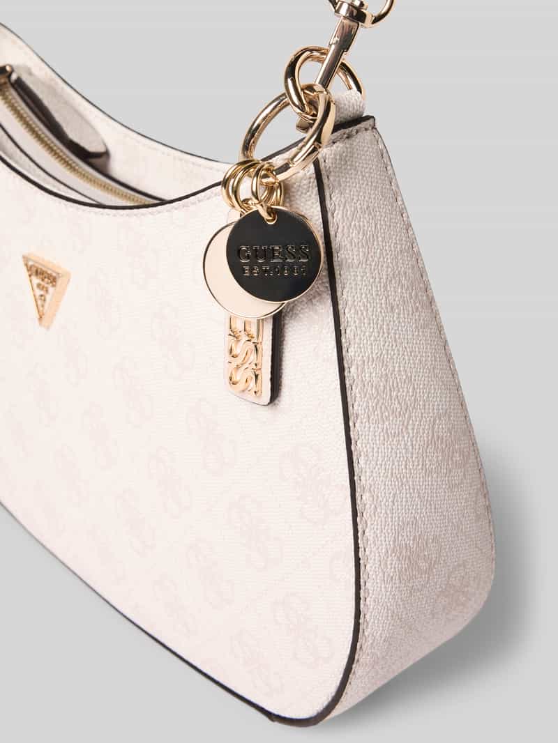 Guess Handtas met labelapplicatie en schouderband