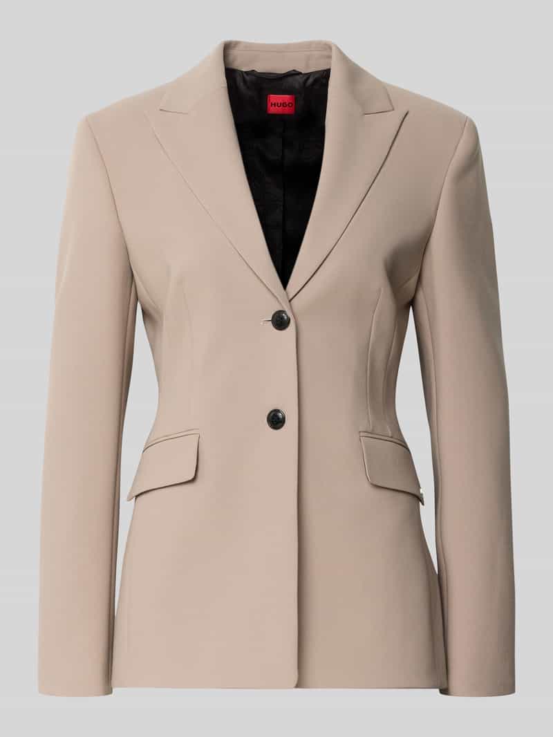 HUGO Regular fit blazer met viscose model 'ASMALLA'