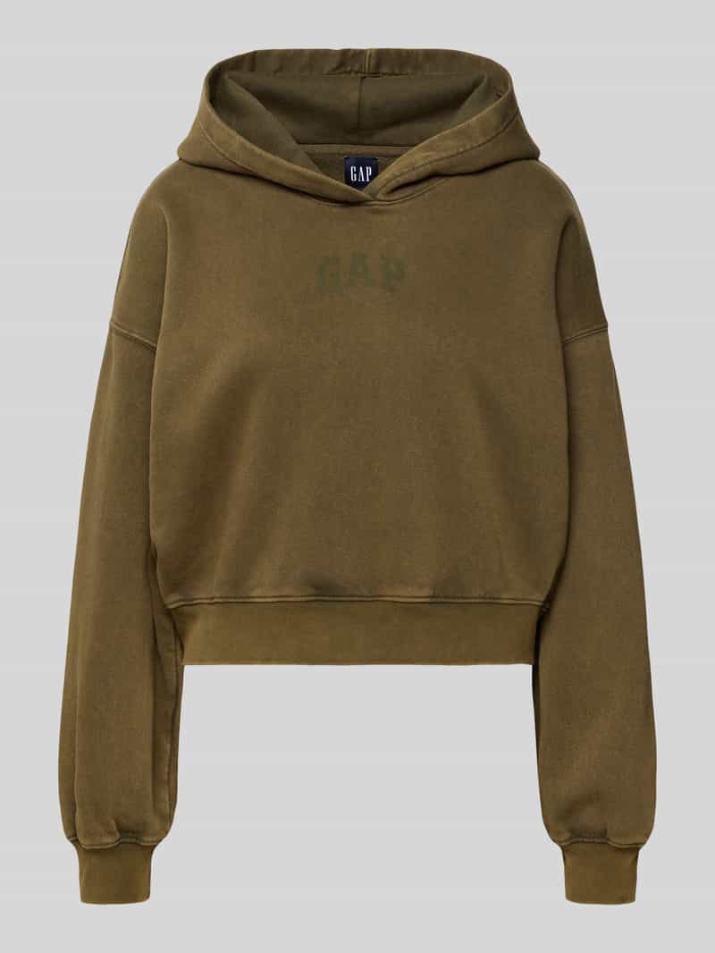 GAP Korte hoodie met logoprint