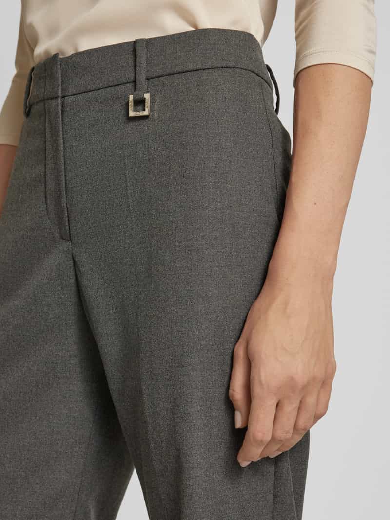 Joop! Regular fit stoffen broek met persplooien