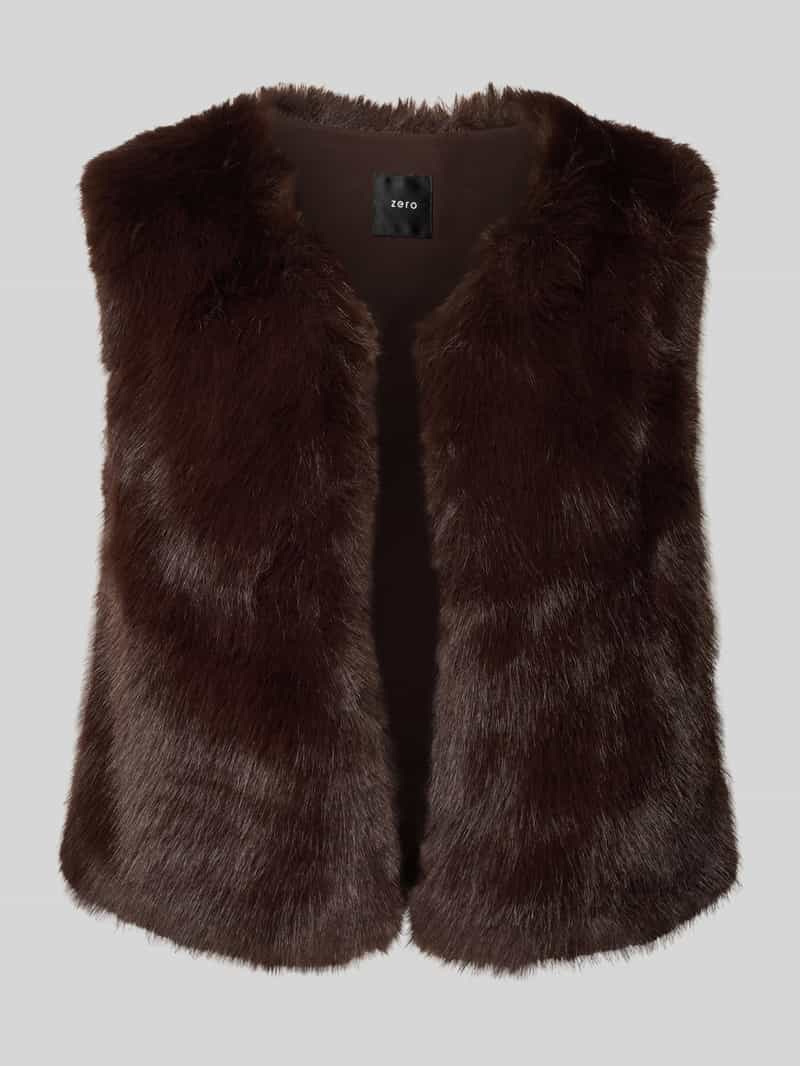 Zero Gilet van imitatiebont
