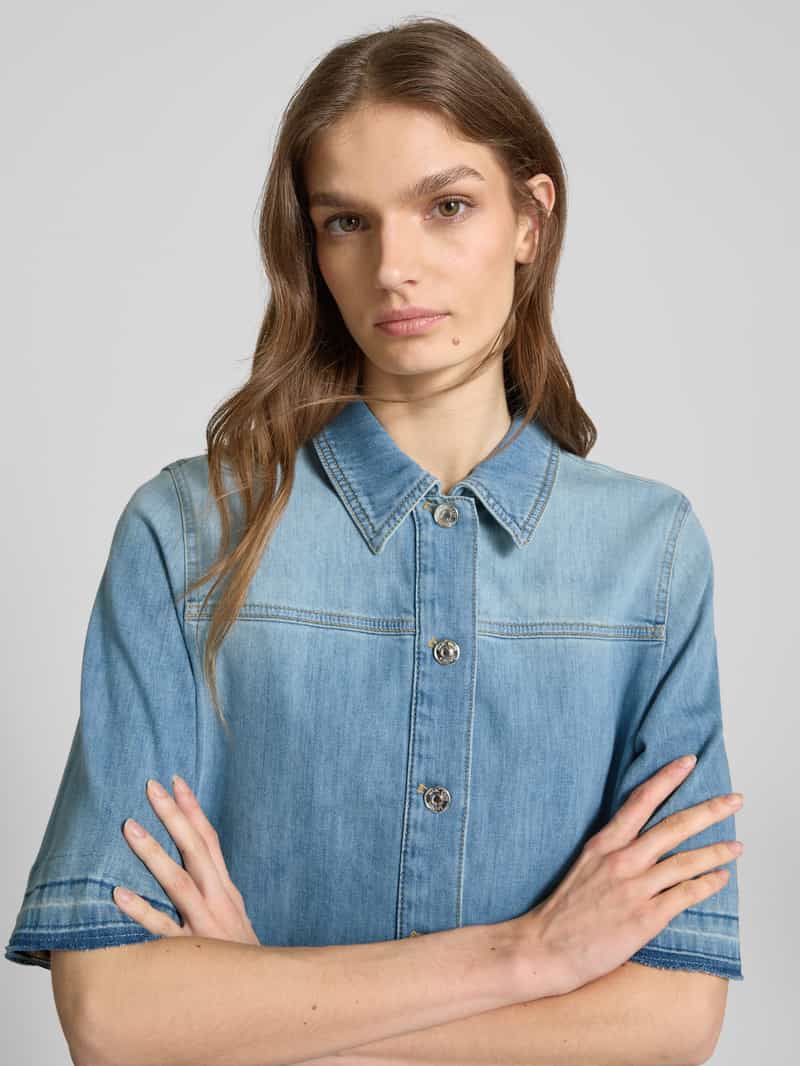 Marc Cain Jeansjurk met knoopsluiting