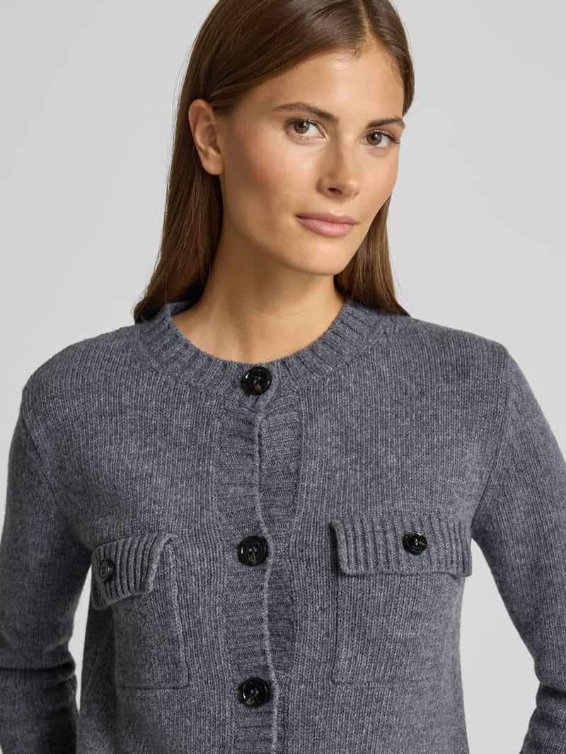 Weekend Max Mara Regular fit gebreid jack van zuivere scheerwol model 'SFABRI'