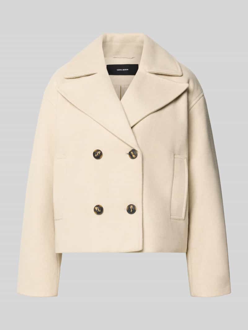 Vero Moda trenchcoat met dubbele knoopsluiting