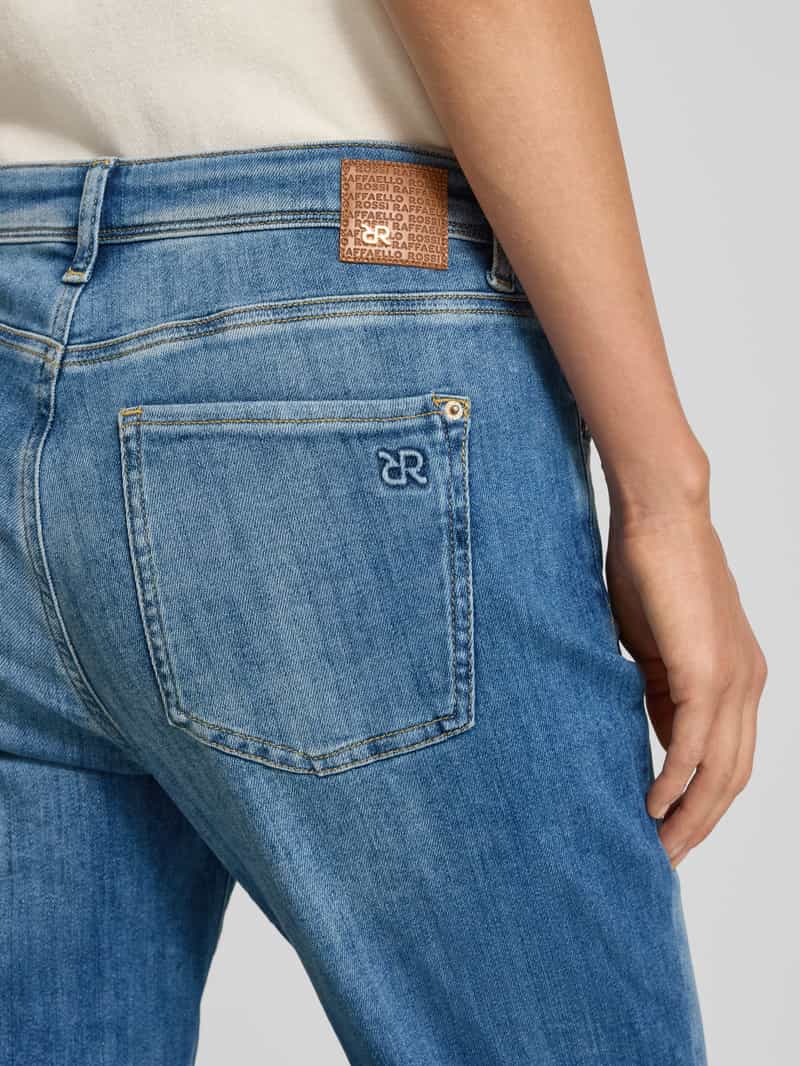 RAFFAELLO ROSSI Flared jeans in 5-pocketmodel