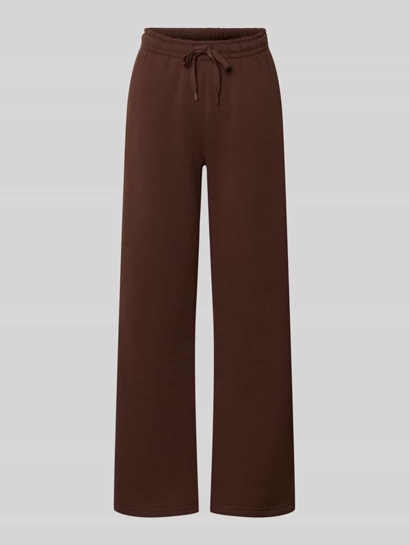 Gina Tricot wide fit sweatpants van katoenmix model 'Iconic'