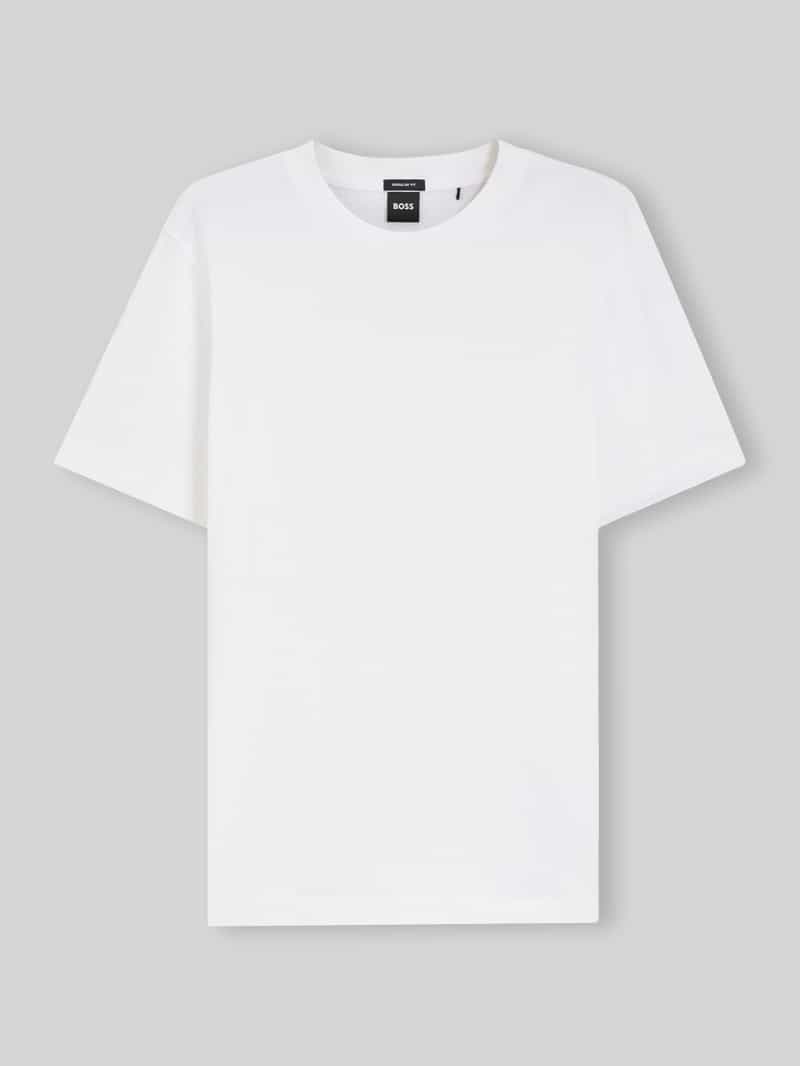 Boss Regular fit t-shirt van puur katoen model 'Thompson 02'