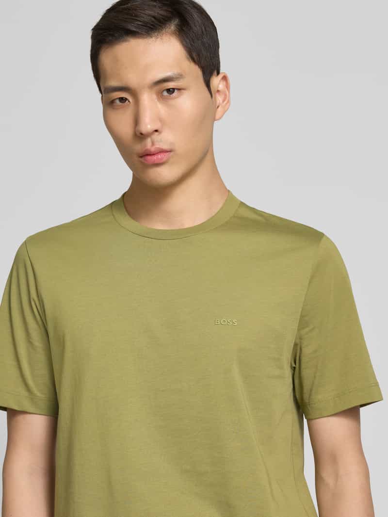 Boss T-shirt met labelprint