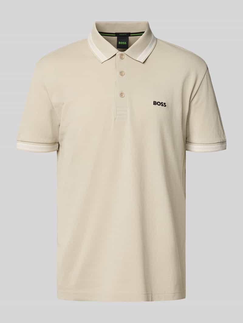 BOSS Green Regular fit poloshirt van puur katoen