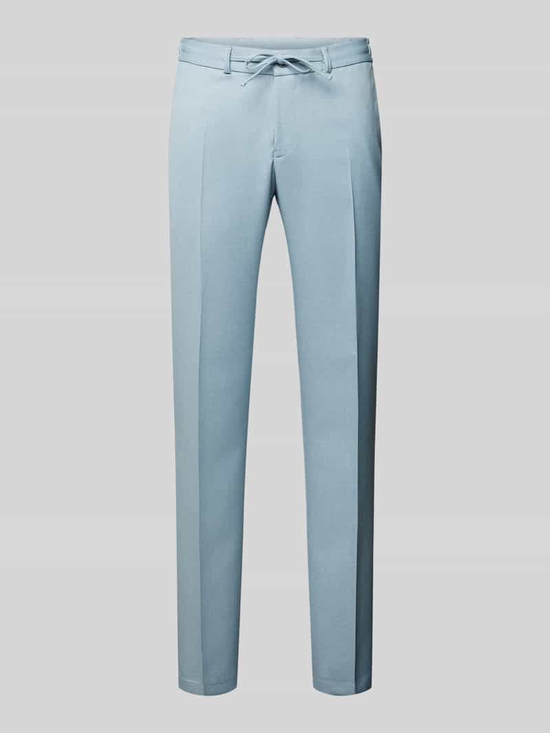 Zuitable Slim fit pantalon met persplooien model 'SPARTAFLEX'