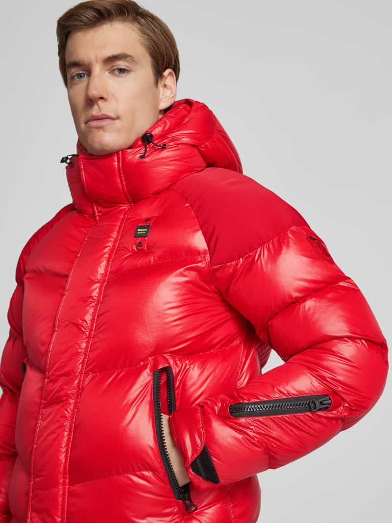 Blauer Usa Regular fit gewatteerd jack met capuchon model 'CROWN'
