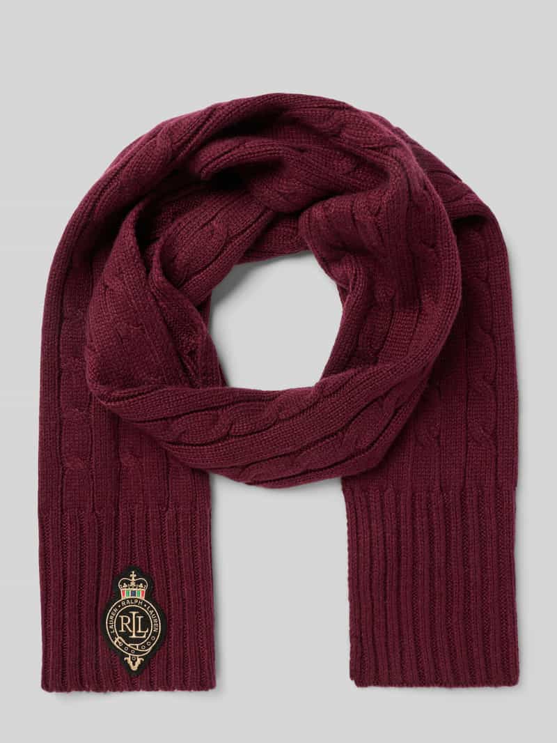 Lauren Ralph Lauren Sjaal met labeldetail