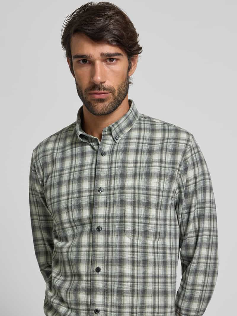 Matinique Slim fit vrijetijdsoverhemd met button-downkraag model 'trostol'