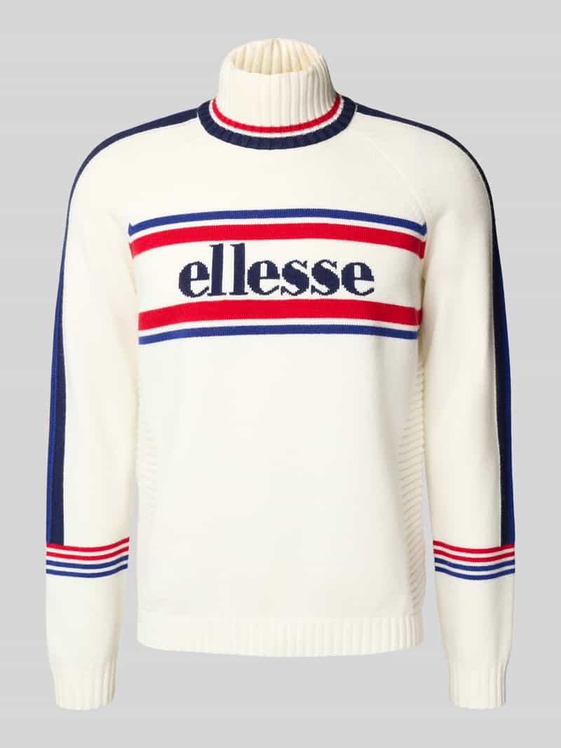 Ellesse Gebreide pullover met opstaande kraag model 'PELLINI'
