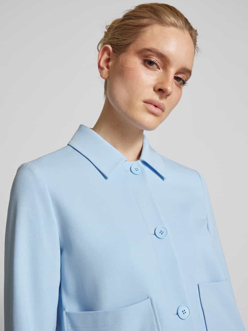 comma Blazer met platte kraag