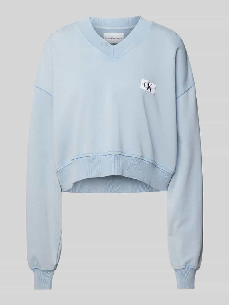 Calvin Klein Jeans Oversized sweatshirt met V-hals