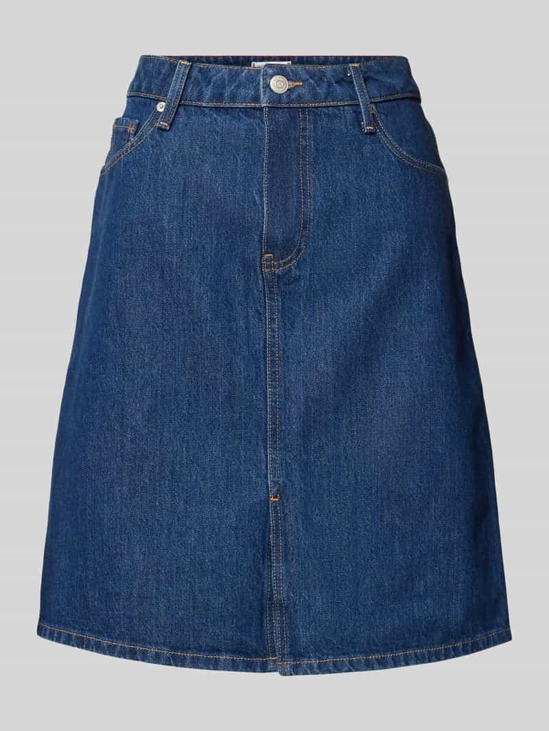 Tommy Hilfiger Knielange jeansrok in 5-pocketmodel