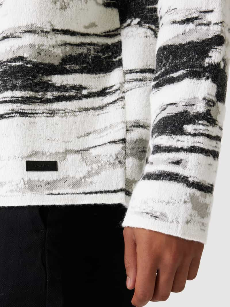 CK Calvin Klein Gebreide pullover met all-over motief