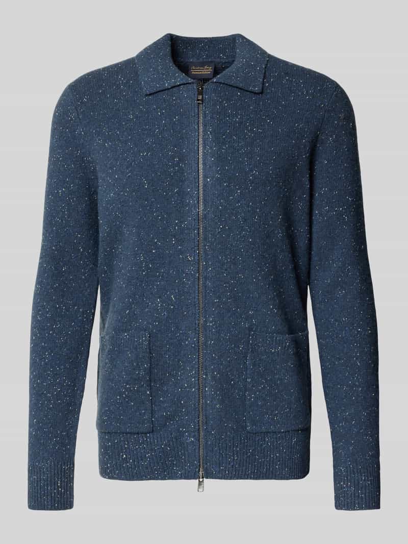 Christian Berg Men Cardigan met tweewegritssluiting