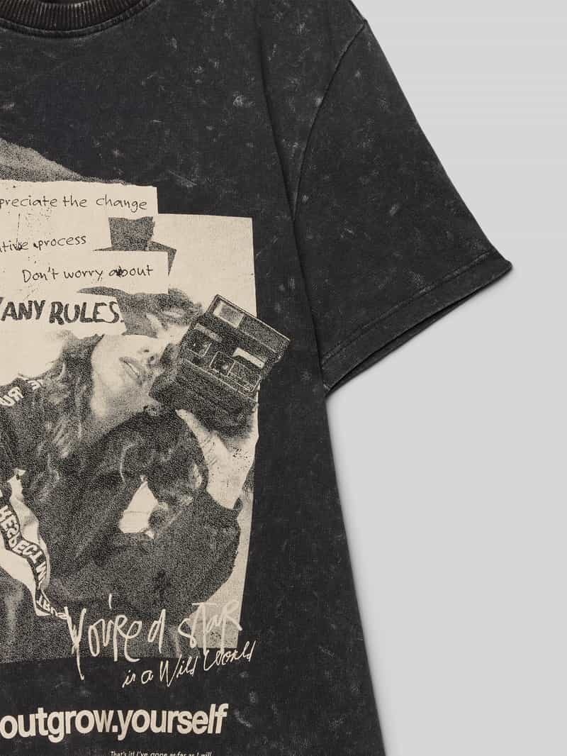 Only Regular fit T-shirt van puur katoen model 'PERNILLE'