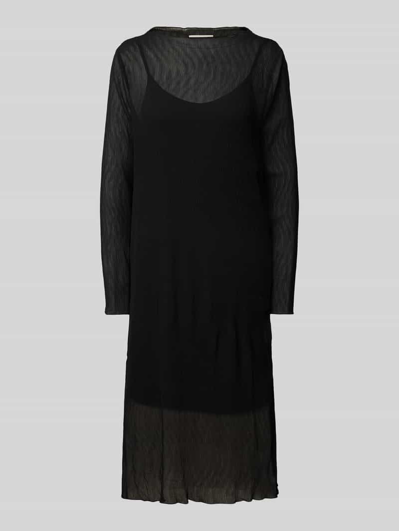 Mini-jurk met ronde hals, model 'EDELYN'