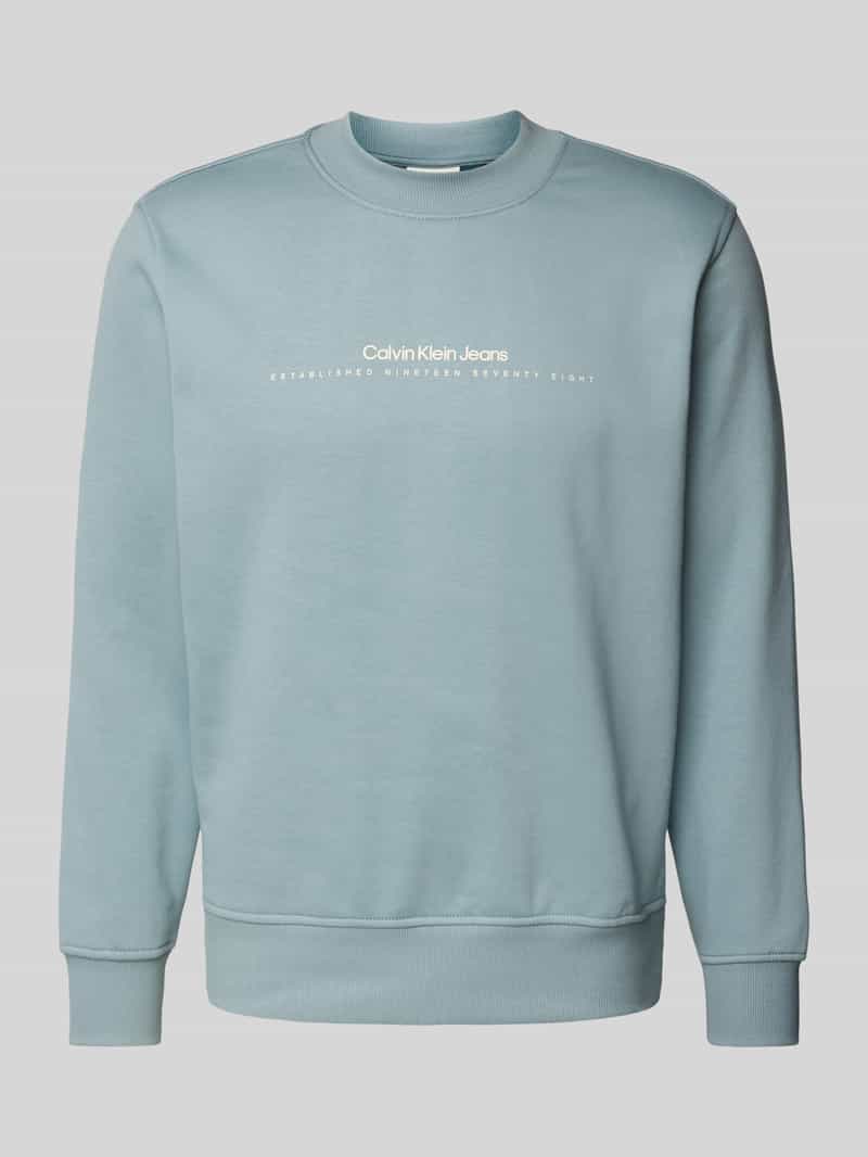 Calvin Klein Jeans Sweatshirt met labelprint