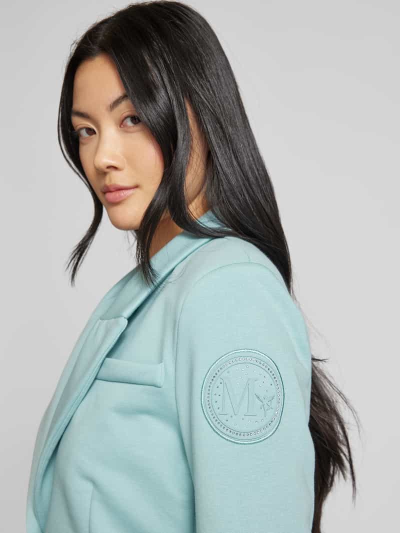 monari Blazer met labelbadge
