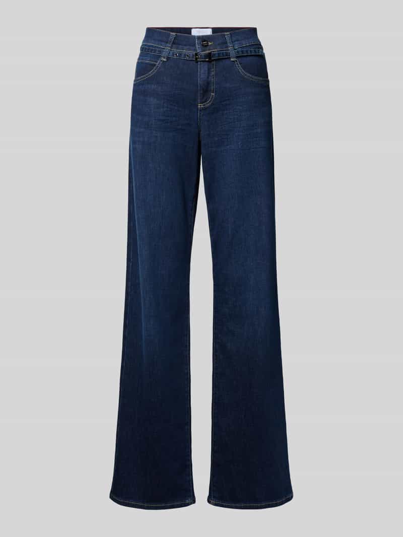 Angels Wide leg jeans met riem model 'LIZ BELT'