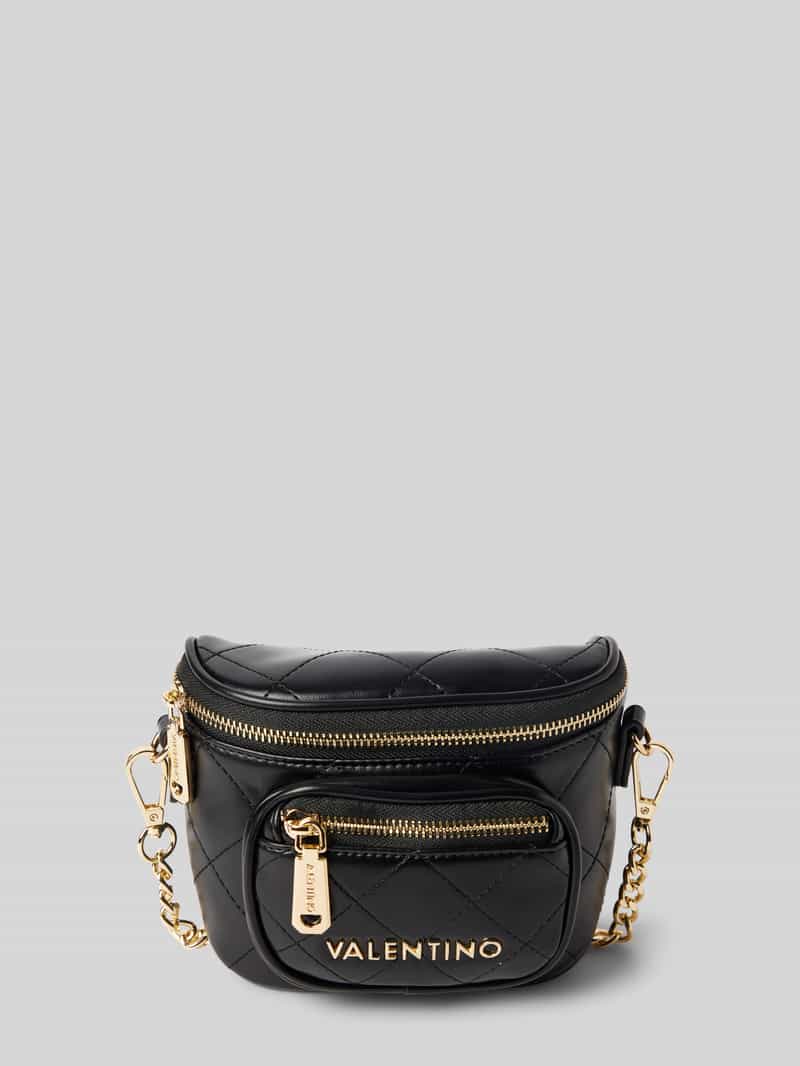 VALENTINO BAGS Schoudertas met labelapplicatie en doorgestikte naden model 'NUR'