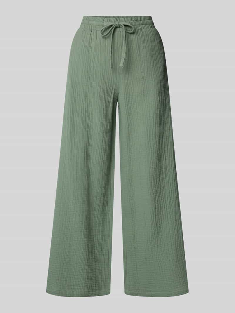 Christian Berg Woman Wide leg stoffen broek in verkorte pasvorm