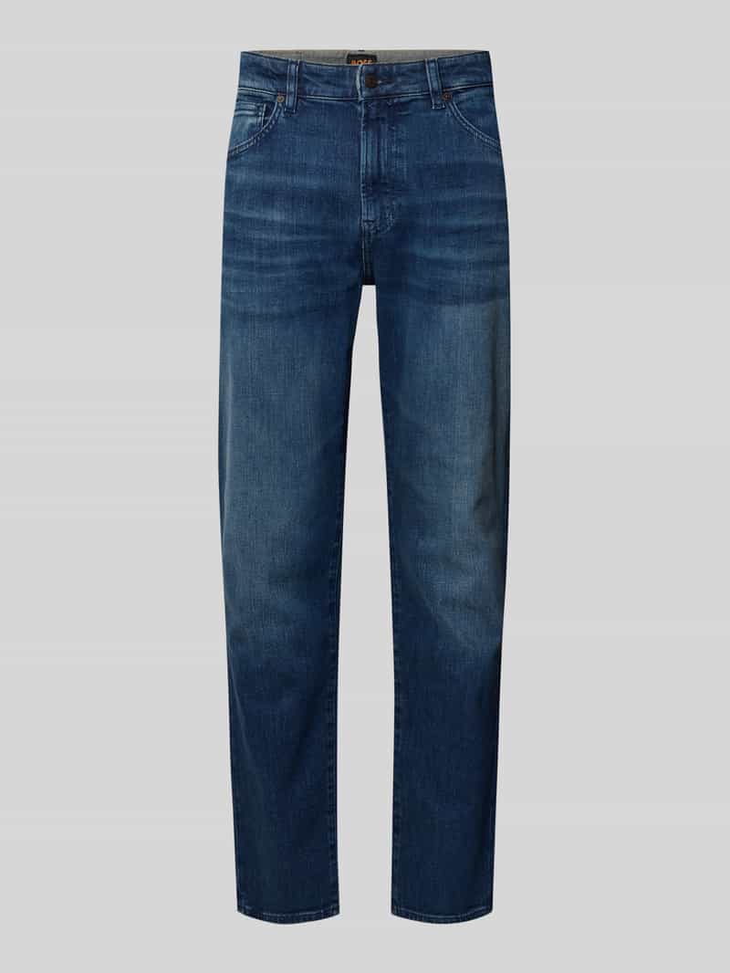 Boss Orange Slim fit jeans van katoenmix model 'REMAINE'