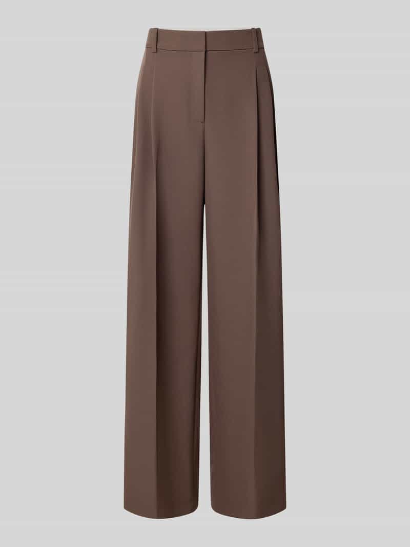 Jake*s Collection broek met bandplooien