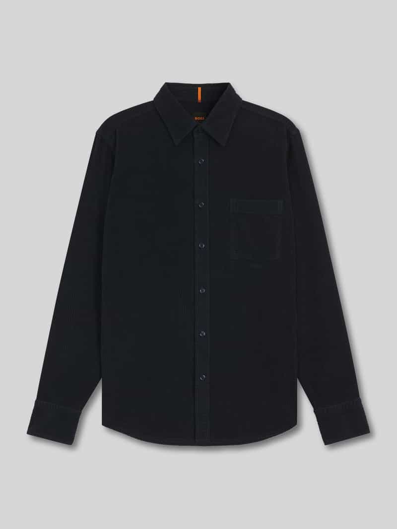 Boss Orange Regular fit vrijetijdsoverhemd van puur katoen