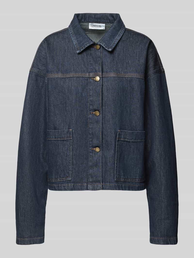My Essential Wardrobe Jeansjack met steekzakken