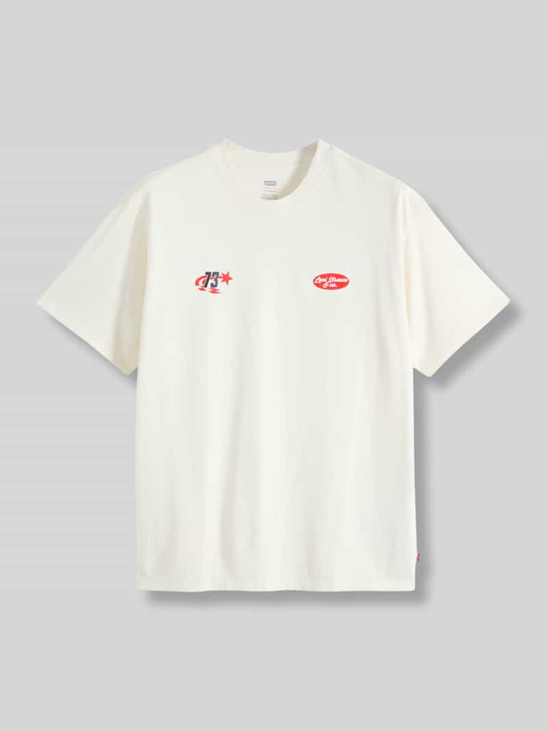 relaxed fit T-shirt van puur katoen