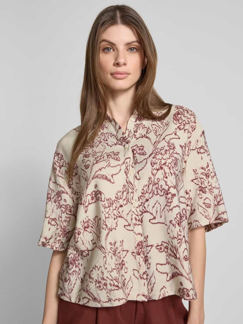 JAKE*S STUDIO WOMAN Blouse van viscosemix met 1 2-mouwen