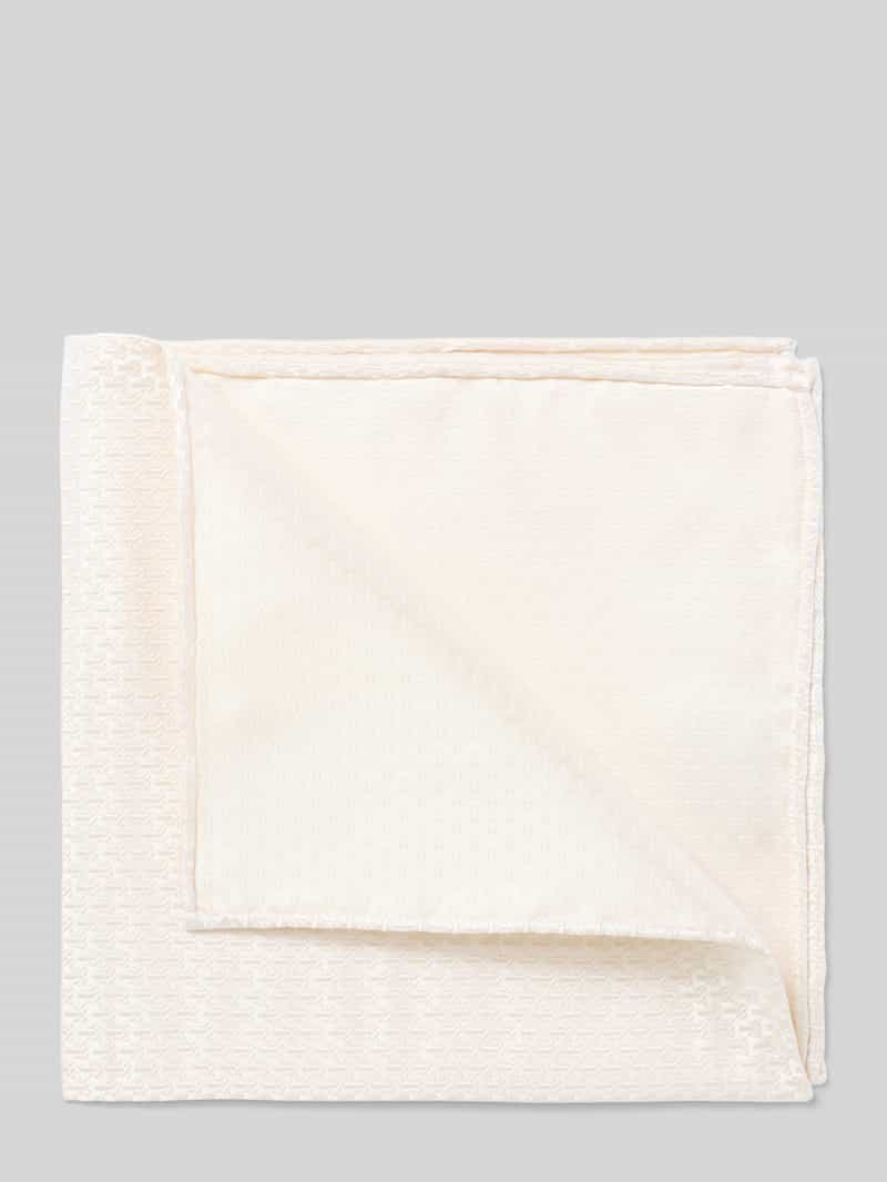 Pochet van zijde met jacquardstructuur