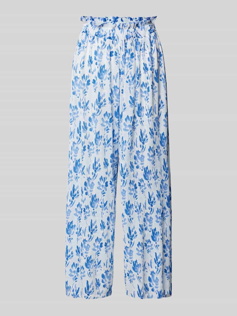 Rich & Royal Wide leg stoffen broek met plissévouwen