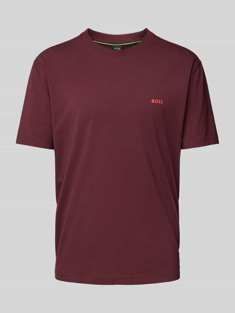 BOSS Green T-shirt met labelprint