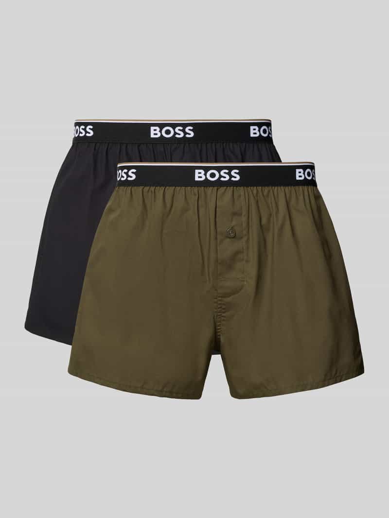 Loose fit boxershorts in set van 2 model '2P BOXER SHORTS EW'