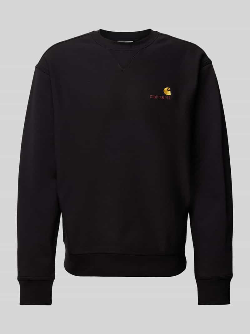 Sweatshirt met labelstitching