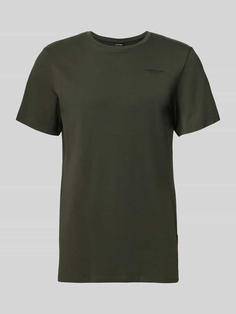 Slim Fit T-shirt met logo-stitching