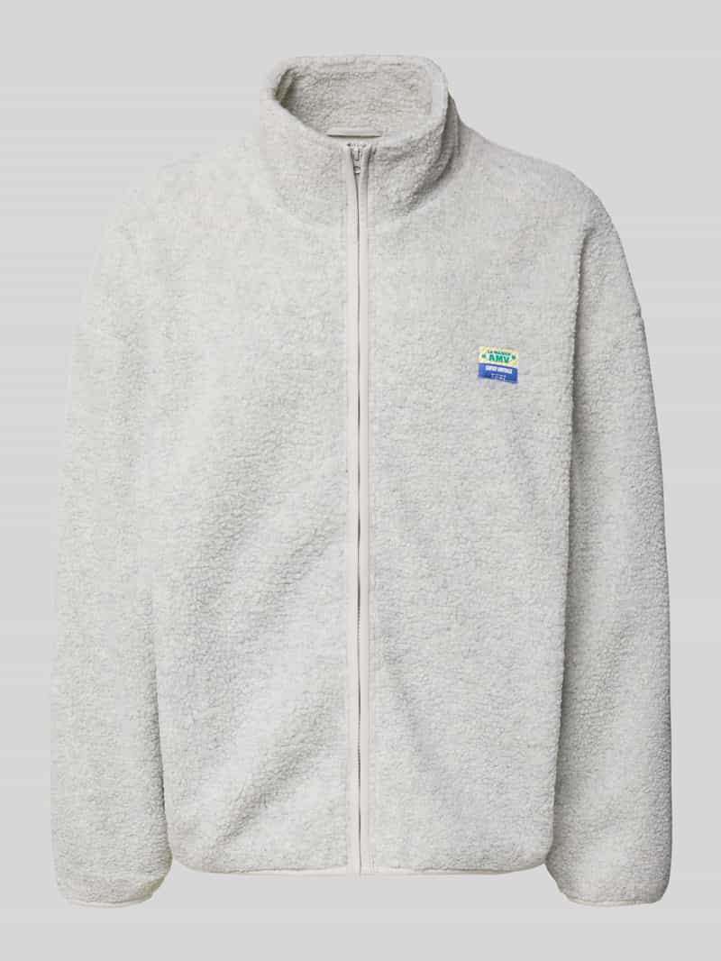 American vintage Fleecejack met opstaande kraag model 'HOKTOWN'