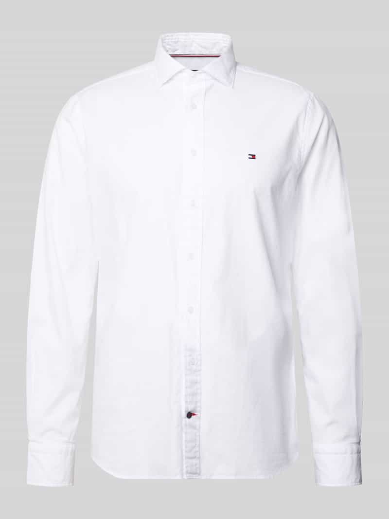 Tommy Hilfiger Regular fit zakelijk overhemd van puur katoen