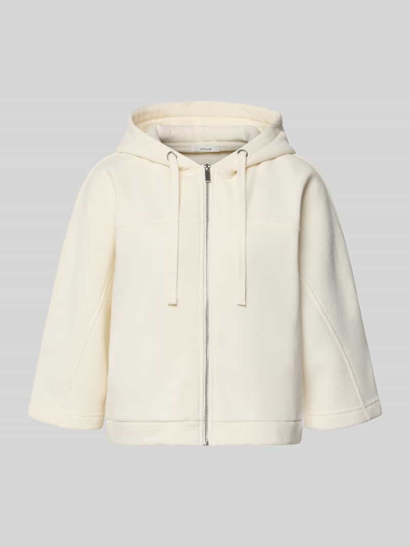 Opus Loose fit sweatjack van katoenmix model 'Giela'