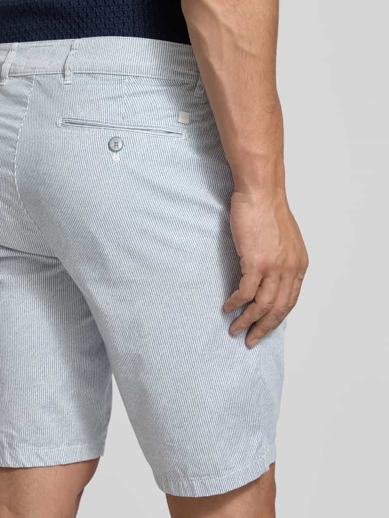 BRAX Regular fit bermuda met steekzakken model 'BOZEN'