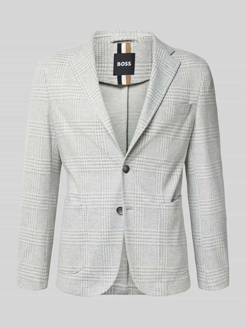Boss Slim fit colbert van Italiaanse jersey model 'HANRY'