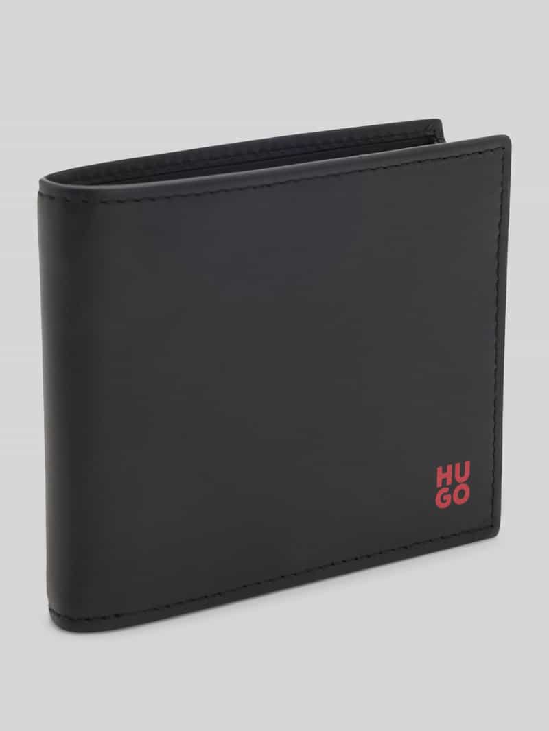 HUGO Portemonnee van echt runderleer model 'TIBBY_N_TRIFOLD'