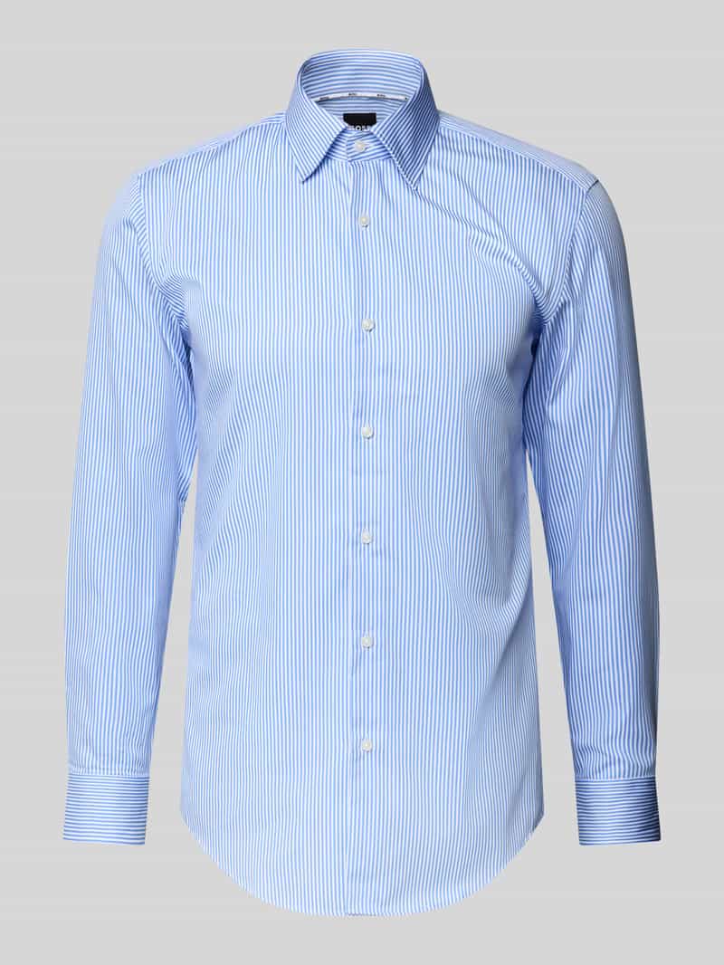 Boss Slim fit vrijetijdsoverhemd van puur katoen